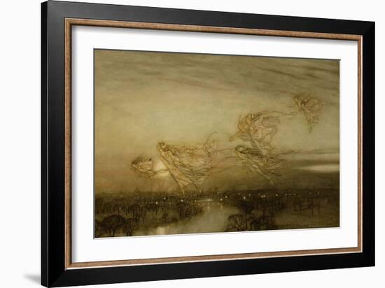 Twilight Dreams, 1913-Arthur Rackham-Framed Premium Giclee Print