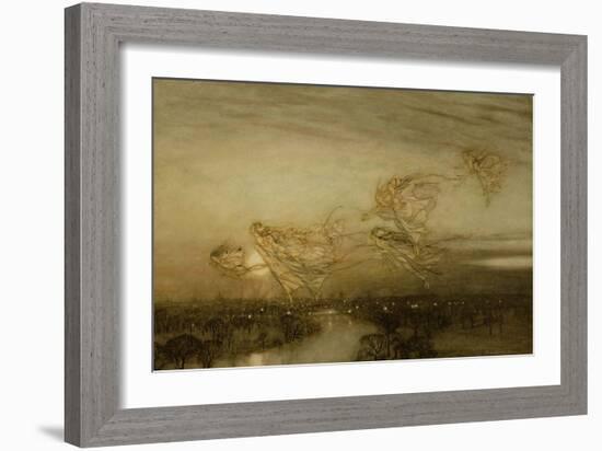 Twilight Dreams, 1913-Arthur Rackham-Framed Giclee Print