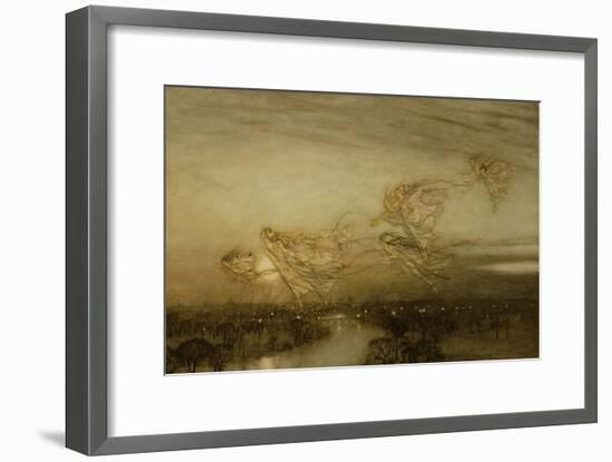 Twilight Dreams, 1913-Arthur Rackham-Framed Giclee Print