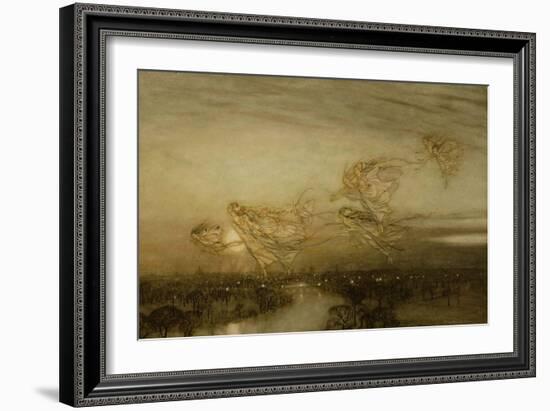 Twilight Dreams, 1913-Arthur Rackham-Framed Giclee Print