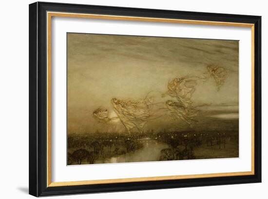 Twilight Dreams, 1913-Arthur Rackham-Framed Giclee Print