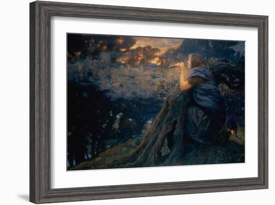 Twilight Fantasies, 1911 (W/C)-Edward Robert Hughes-Framed Giclee Print