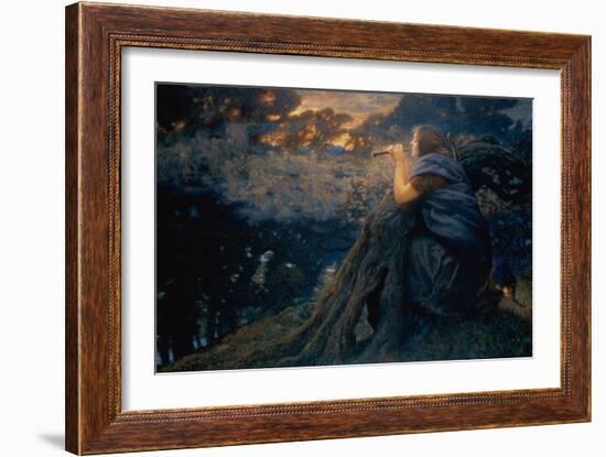 Twilight Fantasies, 1911 (W/C)-Edward Robert Hughes-Framed Giclee Print