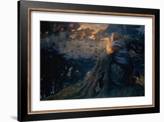 Twilight Fantasies, 1911 (W/C)-Edward Robert Hughes-Framed Giclee Print