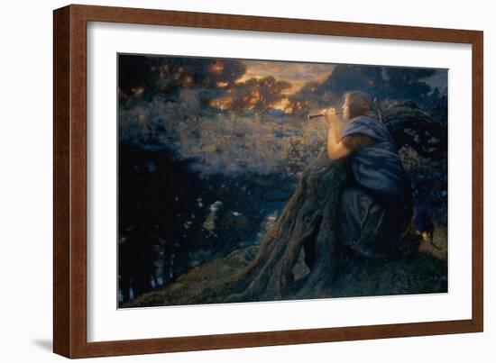 Twilight Fantasies, 1911 (W/C)-Edward Robert Hughes-Framed Giclee Print