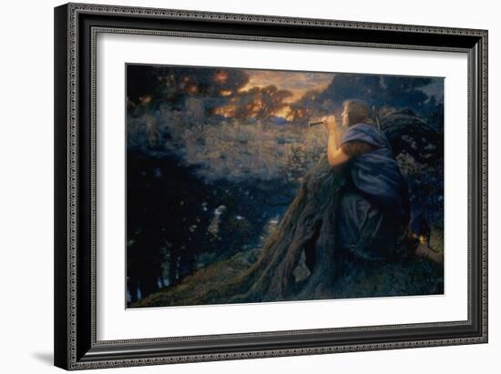 Twilight Fantasies, 1911 (W/C)-Edward Robert Hughes-Framed Giclee Print