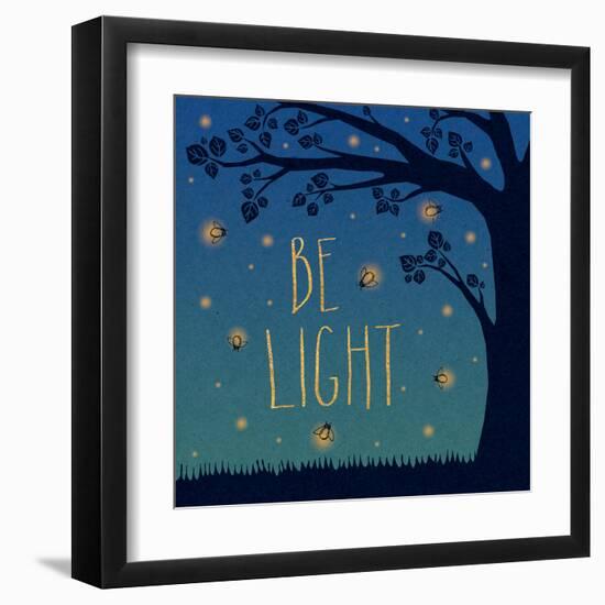 Twilight Fireflies IV-Laura Marshall-Framed Art Print