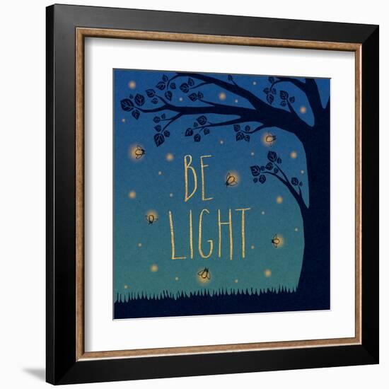 Twilight Fireflies IV-Laura Marshall-Framed Art Print