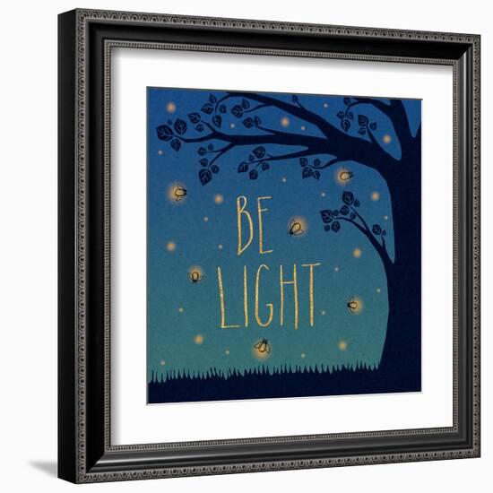 Twilight Fireflies IV-Laura Marshall-Framed Art Print