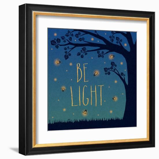 Twilight Fireflies IV-Laura Marshall-Framed Art Print