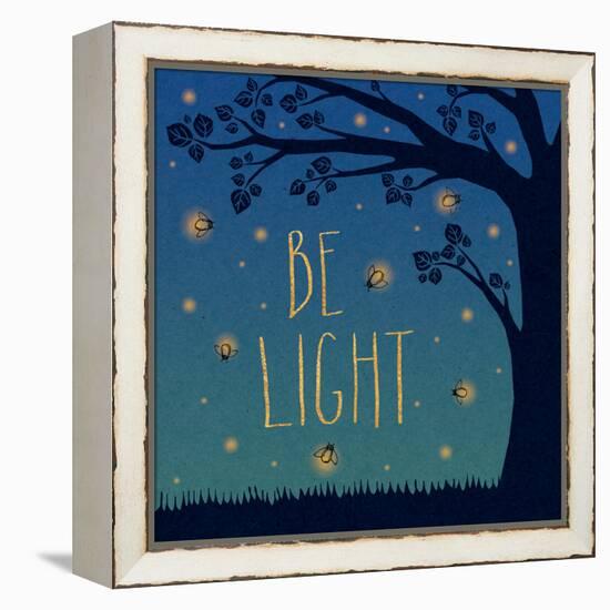 Twilight Fireflies IV-Laura Marshall-Framed Stretched Canvas