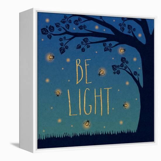 Twilight Fireflies IV-Laura Marshall-Framed Stretched Canvas