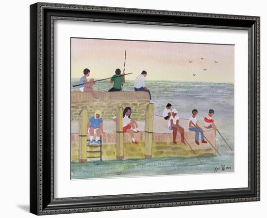 Twilight Fishing, 1988-Judy Joel-Framed Giclee Print