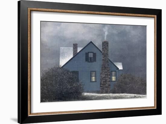 Twilight Flurries-David Knowlton-Framed Giclee Print