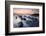 Twilight from the Rocky Shores of Hartland Quay in North Devon, England. Autumn-Adam Burton-Framed Photographic Print