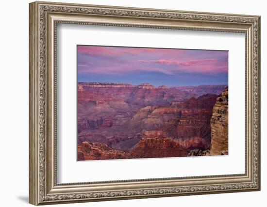 Twilight, Hopi Point, South Rim, Grand Canyon NP, Arizona, Golden Hour-Michel Hersen-Framed Photographic Print