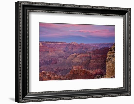 Twilight, Hopi Point, South Rim, Grand Canyon NP, Arizona, Golden Hour-Michel Hersen-Framed Photographic Print