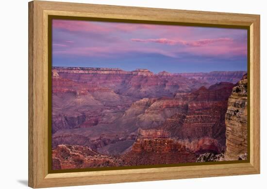 Twilight, Hopi Point, South Rim, Grand Canyon NP, Arizona, Golden Hour-Michel Hersen-Framed Premier Image Canvas