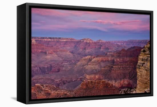 Twilight, Hopi Point, South Rim, Grand Canyon NP, Arizona, Golden Hour-Michel Hersen-Framed Premier Image Canvas