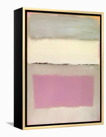 Twilight I-Caroline Gold-Framed Stretched Canvas