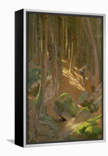 Twilight in a Forest-Adrian Scott Stokes-Framed Premier Image Canvas