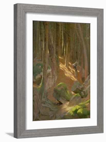 Twilight in a Forest-Adrian Scott Stokes-Framed Giclee Print