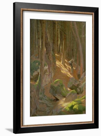 Twilight in a Forest-Adrian Scott Stokes-Framed Giclee Print