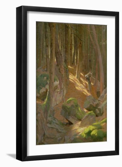 Twilight in a Forest-Adrian Scott Stokes-Framed Giclee Print