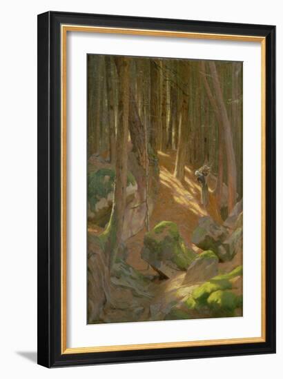 Twilight in a Forest-Adrian Scott Stokes-Framed Giclee Print