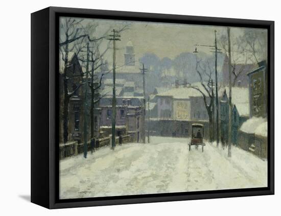 Twilight in Gloucester-Paul Cornoyer-Framed Premier Image Canvas