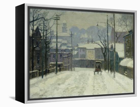 Twilight in Gloucester-Paul Cornoyer-Framed Premier Image Canvas