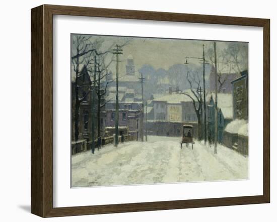 Twilight in Gloucester-Paul Cornoyer-Framed Giclee Print