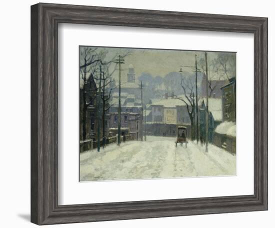 Twilight in Gloucester-Paul Cornoyer-Framed Giclee Print