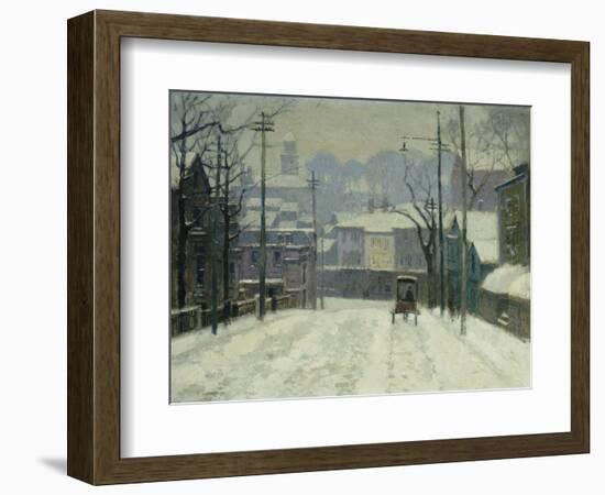 Twilight in Gloucester-Paul Cornoyer-Framed Giclee Print