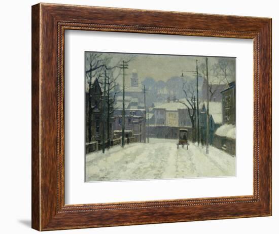 Twilight in Gloucester-Paul Cornoyer-Framed Giclee Print