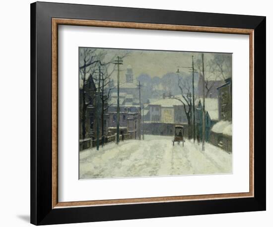 Twilight in Gloucester-Paul Cornoyer-Framed Giclee Print