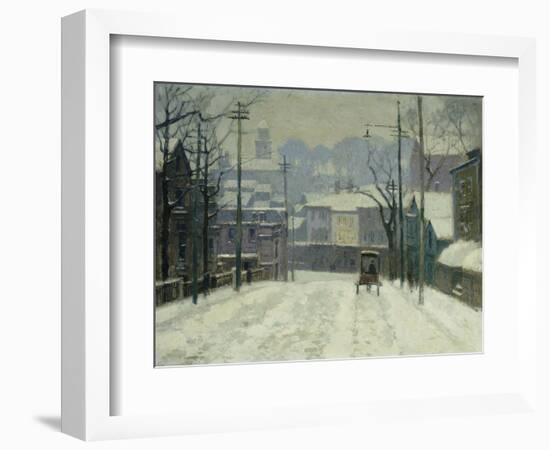 Twilight in Gloucester-Paul Cornoyer-Framed Giclee Print