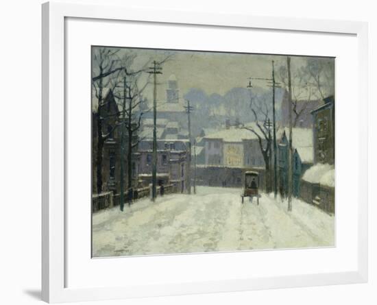 Twilight in Gloucester-Paul Cornoyer-Framed Giclee Print