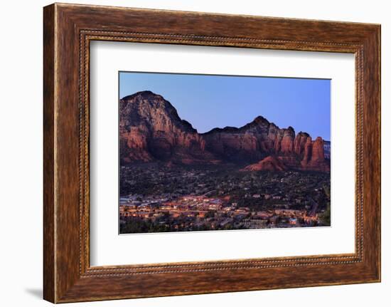 Twilight in Sedona, Arizona, United States of America, North America-Richard Cummins-Framed Photographic Print