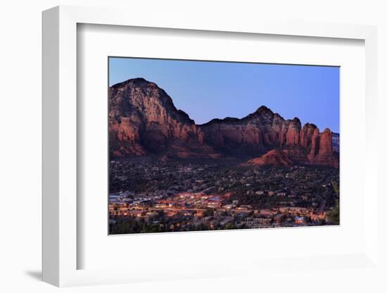 Twilight in Sedona, Arizona, United States of America, North America-Richard Cummins-Framed Photographic Print
