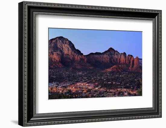 Twilight in Sedona, Arizona, United States of America, North America-Richard Cummins-Framed Photographic Print