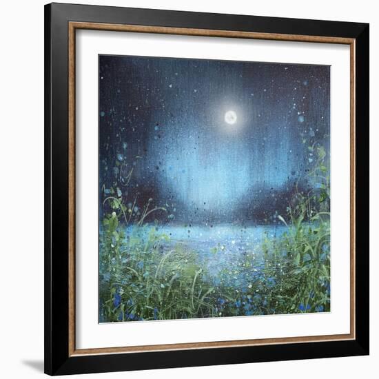 Twilight In Teal-Jennifer Taylor-Framed Premium Giclee Print