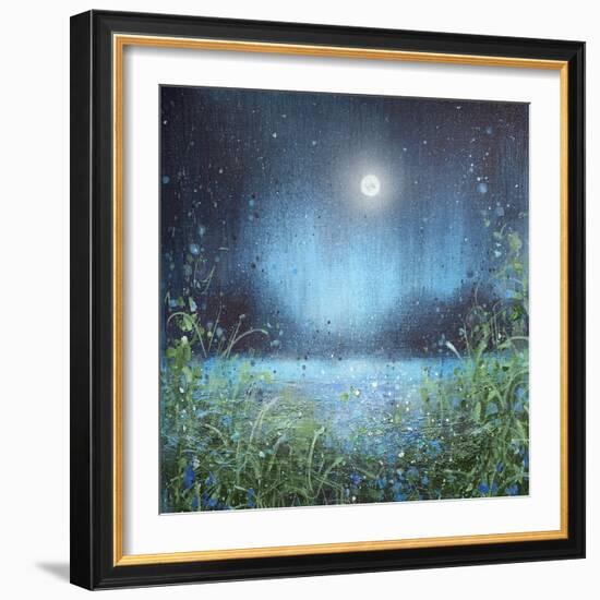 Twilight In Teal-Jennifer Taylor-Framed Art Print