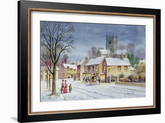 Twilight in the Village-Stanley Cooke-Framed Giclee Print