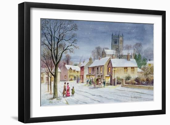 Twilight in the Village-Stanley Cooke-Framed Giclee Print