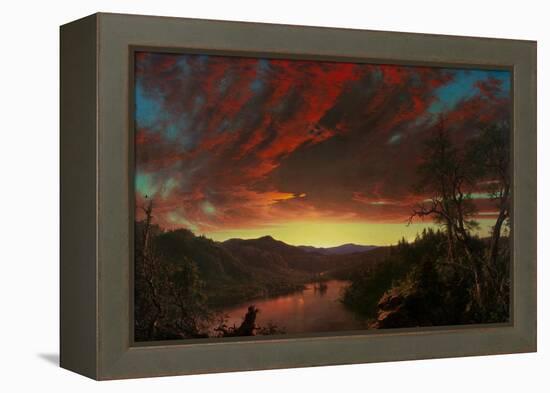 Twilight in the Wilderness, 1860 (Oil on Canvas)-Frederic Edwin Church-Framed Premier Image Canvas