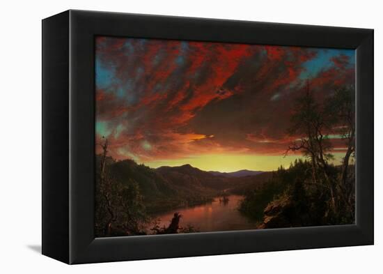 Twilight in the Wilderness, 1860 (Oil on Canvas)-Frederic Edwin Church-Framed Premier Image Canvas