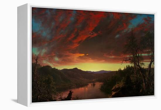 Twilight in the Wilderness, 1860 (Oil on Canvas)-Frederic Edwin Church-Framed Premier Image Canvas