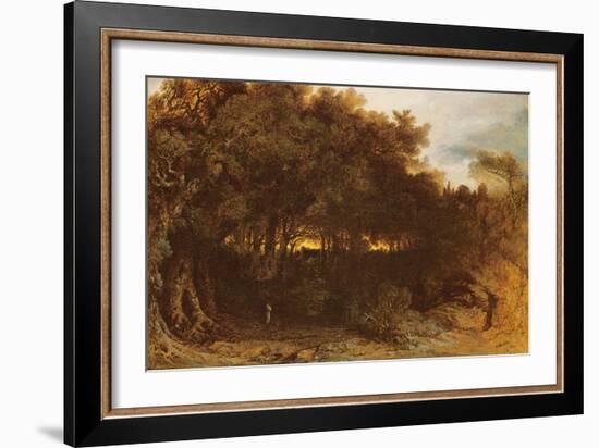 Twilight in the Woodlands, 1850-John Martin-Framed Giclee Print