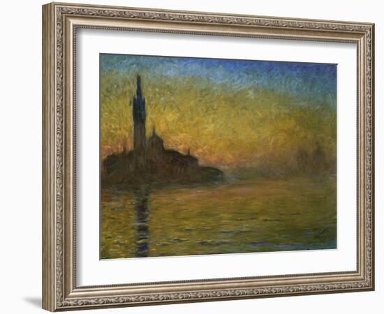 Twilight in Venice-Claude Monet-Framed Giclee Print